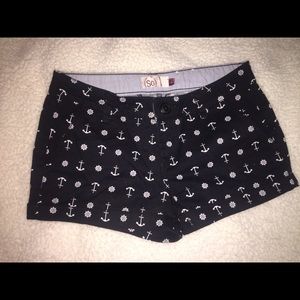Sailor print shorts